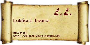 Lukácsi Laura névjegykártya